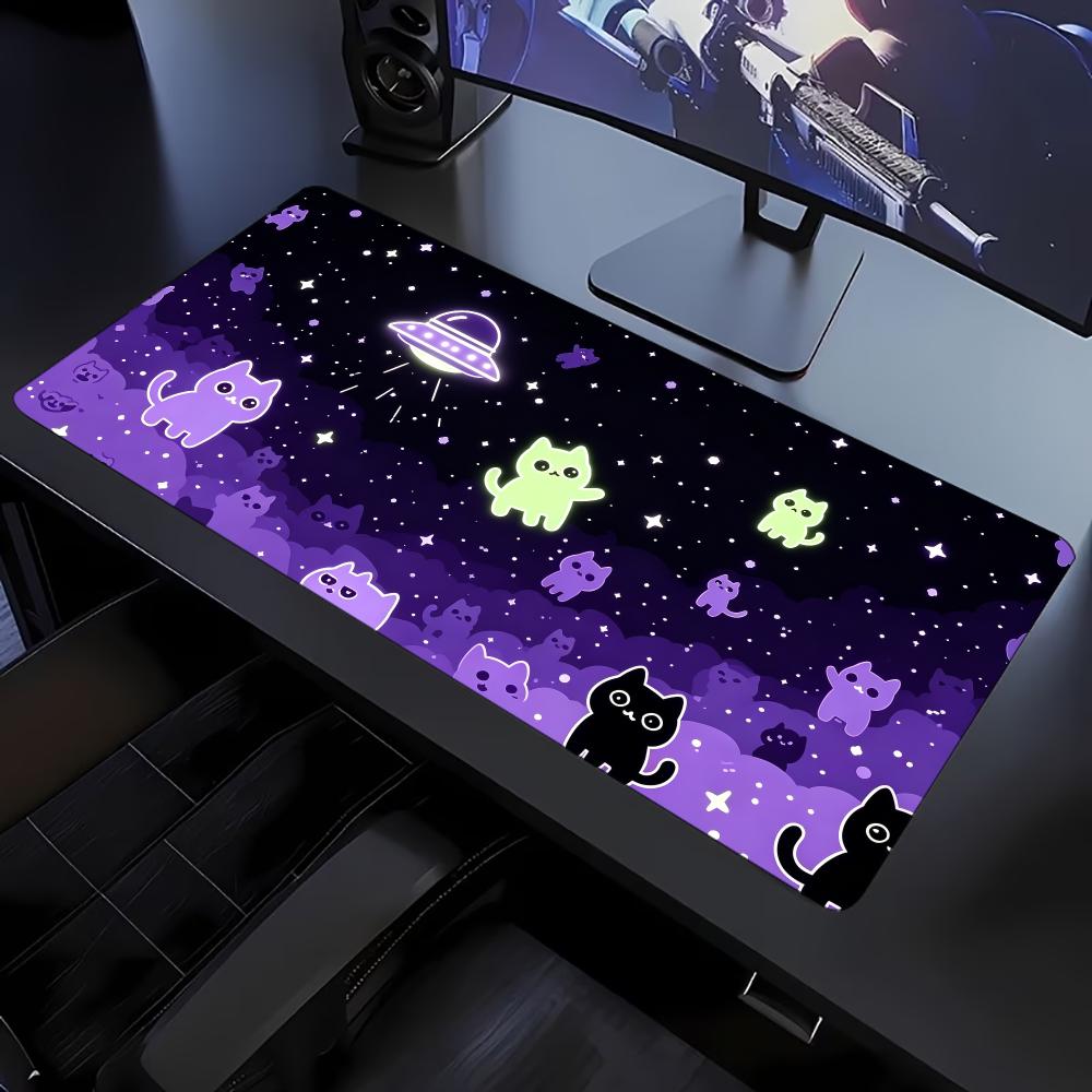 Tradescantia Purple - Mouse Pad Grande Estendido com Gráfico