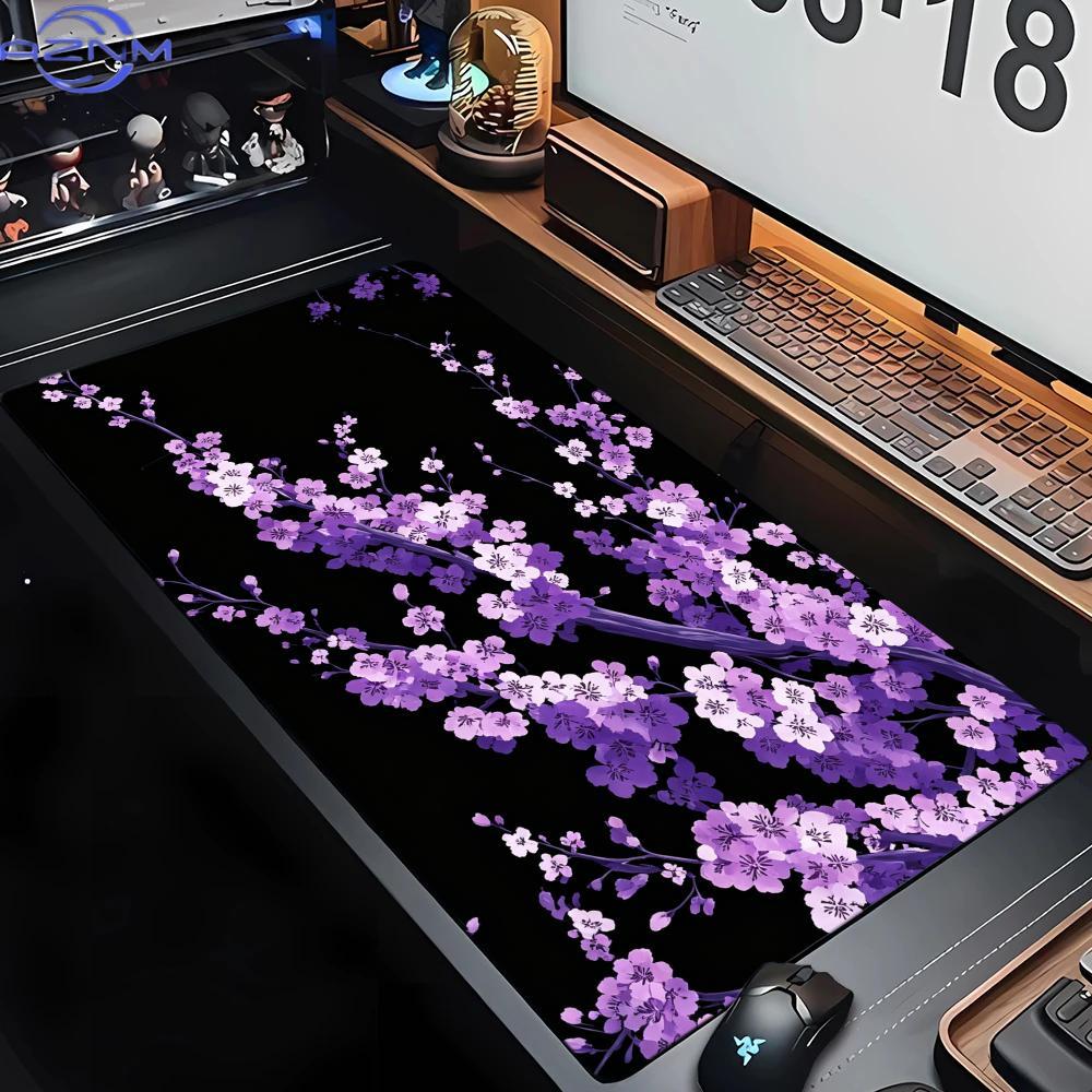 Tradescantia Purple - Mouse Pad Grande com Estampa de