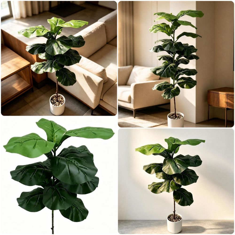 15/09/2023 Folhas Artificiais  - Ficus Lyrata Tree avaliação e preço